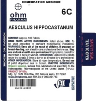 Md Tube Label (Aesculus Hippocastanum   Md Tube Label)